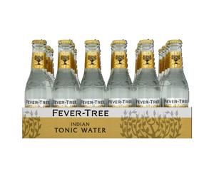 FEVER-TREE Acqua tonica indiana di alta qualità, perfetta per un mixer aromatico GandT premiato gusto e aroma rinfrescanti con chinino e oli di arance amare messicane - 24 bottiglie da 20 cl