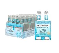 Fever-Tree Mediterranean Tonic Water con Aromi Naturali, Rosmarino, Timo Limone, Acqua Tonica di Fonte ad alta Carbonatazione, 4x 200ml, 24 pezzi