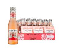 Fever Tree Pink Grapefruit Soda con Aromi Naturali, Ingredienti di Origine Naturale, Pompelmo Rosa, Note Fresche e Floreali, 4x 200ml