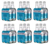 FEVER-TREE Mediterranean Tonic Water con Aromi Naturali, Rosmarino, Timo Limone, Acqua Tonica di Fonte ad alta Carbonatazione, 4x 200ml, 24 pezzi