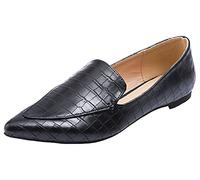 Feversole Women's Loafer Flat Pointed, Mocassini da Donna alla Moda con Punta Piatta e comode Scarpe da Ufficio da Guida