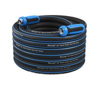 Fevone Garden Hose 55 ft x 58 Heavy Duty Water Hose with Rotatable Grip Handle Easy to Connect Fits HosesPipes of All Re
