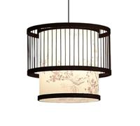 FEWDSCA Decorationp Light Fixture Patterned Classic Chinese Style Ceilihangilight Home Cylindricalpshade/K