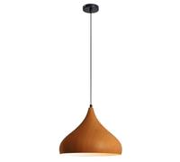 FEWDSCA Farmhouses Mid Century Bar Shopp Wood Pattern Light Shade American Style Industrial Hangiceilingp Bedroom Hallway Liviroom/Naturale/32Cm