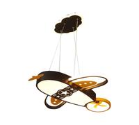 FEWDSCA Lamadario a Led Moderno Creativo Lamadario per Aerei Animati Lamadario Decorativo Children's Infinitamente Dimmabile con Telecomando per la Stanza Children's Camera da Letto Nursery Soggiorno/