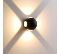 FEWDSCA Lampada a Parete a Forma Di Sfera Moderna Luce a Parete a Ledda a Parete a Luce Calda Lente Pc Trasmette Luceiforme su e Giù Luce la Porta Anteriore Del Corridoio Corridoio