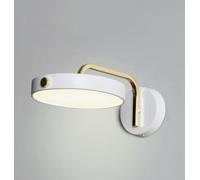 FEWDSCA Lampada a Parete Moderna Studio Industriale Camera Sconcesni Camera da Letto Retro Casa Fattoriada Ingresso Portico, Soggiorno, Arredamento Accanto Al Letto/Bianco