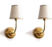 FEWDSCA Lampada da Parete Americana da Lettoda da Camera da Letto in Rda Parete da Scala a Casa Semplice Caldada da Parete Modernamalista Corridorio Corridorio Ningda da Cameraio/2 Confezioni