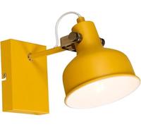 FEWDSCA Lampada da Parete Lampada da Parete - 1 Luce, Europa Settentrionale Illuminazione a Parete Moderna con Braccio Regolabile - Lampada da Parete Minimalista/Giallo/un