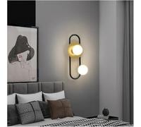 FEWDSCA Lampada - Lampada a Parete Ha Portato la Luce in Alluminio Sul Muro Camera da Letto Lampada Soggiorno Fianco Letto Sfondo Corridoio Villa Sconce Lampada a Parete Camera da Letto/Bianco Fresco/