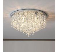 FEWDSCA Lampadario Inlo Ha Portato la Luce a Soffittor il Soggiorno Oro Rotondo Luce a Soffitto Inlo a Goccia Di Pioggia Luminosità a Soffitto a Fdimmabile