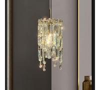 FEWDSCA Lampade a Sospensione a Soffitto Lineare Singola Piccola Lampada a Sospensione Nordica per la Sala da Pranzo Camera da Letto Isola Della Cucina