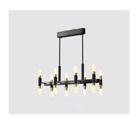 FEWDSCA Lightimodern Led Ceiliblack Compatible with Liviroom Restaurant Bedroom Hangingp Home Decor, Modern Liviroom Crystal Ceililight/Lo 16 Head