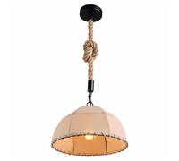 FEWDSCA Luce Coperturada Ombre Campagna Casa Casa Sospensiilluminazitessuto Cupolandentedario Camera da Letto Lato Letto Corridoiodario