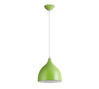 FEWDSCA Luce Di Lusso Stilepadario Casapada a Sospensiin Alluminio Casale a Sospensiluce Regolabile E27 Ombra a Sospensia Testa Singolar Cucina Camera da Letto/Verde