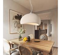 FEWDSCA Polistyrene Ristorante Lampada a Sospensione Stile Blaiken Marrone Lampadario Moderno Crema Semplice Lampada a Sospensione Regolabile Decorazione Sospensione Luce Soggiorno Camera da Letto Sos