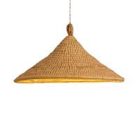 FEWDSCA Restaurant Light Covers Cwoven Light Asian Craft Lightifarmhouse Coastal Adjustable Diniroom Hangilight/50Cm