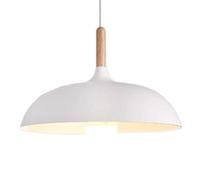FEWDSCA Style Kitchen Light Fixturemalist Whitepensionp Metal Light Shade Adjustable Cord Hallway, Kitchen Island/35Cm
