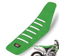 Fewfuss Coprisedile per moto da cross, a strisce bianche, per moto da cross, Enduro (verde)