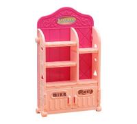 FewNvWa 1:12 Modello di da caffè in Miniatura Scene di Mobili Mini Modello di Scaffale da Fornaio per Scena in Miniatura del Tavolo di Sabbia del Gi, Rosa