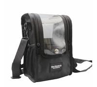 FewNvWa 1 Borsa Trucchi Organizer Make Up Portatile con Coperchio Trasparente Divisori Removibili Nylon PVC Resistente Adatta per Artisti Trucco Parrucchieri, Tracolla