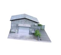 FewNvWa 1 Pezzo 1 64 Diorama Modello Garage Parcheggio Scena Fabbrica Edificio Modello Garage Diorama Simulazione con LED Struttura in PVC PP