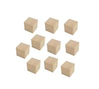 FewNvWa 10 Blocchi/Legno Da Costruzione. Nessun'altra Caratteristica. per Imparare a Impilare E per Progetti per Bambini. Legno Robusto, Adatto Pe, 3,5 cm x 3,5 cm x 3,5 cm