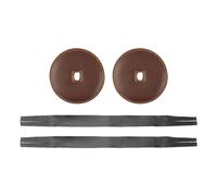 FewNvWa 2 Pezzi Cinturino per Piatti Manico Imbottito Accessorio Sostitutivo Strumento Musicale Pelle PU Adatto per Marching Band Eventi Musicali, marrone