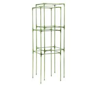FewNvWa 2 Pezzi Gabbia per Pomodori Supporto Quadrato Rampicante Trellis Flessibile Fibra di Vetro Adatto a Orto Giardinaggio Domestico, 32 Cm X 32 Cm X 123