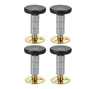 FewNvWa 4 Pezzi Fermaletto Regolabili Bloccatore Testiera Letto Supporti Antirumore in Lega Durevole Anti Vibrazione Facilmente Regolabili Adatti per Camere M, Da 70 Mm a 97 Mm