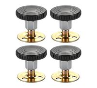 FewNvWa 4 Pezzi Fermaletto Regolabili Bloccatore Testiera Letto Supporti Antirumore in Lega Durevole Anti Vibrazione Facilmente Regolabili Adatti per Camere M, Da 41 Mm a 60 Mm