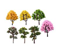 FewNvWa 7 Alberi Artificiali in Miniatura per Il Tavolo della Sabbia E Il Giardino delle Fate.