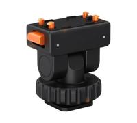 FewNvWa Adattatore a Slitta Fredda, con Base filettata da 1/4", inclinazione Universale Regolabile ° con Adattatore per Montaggio su Action Camera.