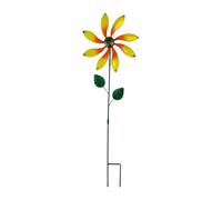 FewNvWa Arte da Giardino con Mulino a E Palo per Decorare Il Giardino Fiorito, Giallo