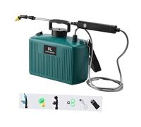 FewNvWa Attrezzatura di irrigazione elettrica per Piante da 9 Litri, Ricaricabile Via USB e Portatile, Interruttore Verde a 2 velocità