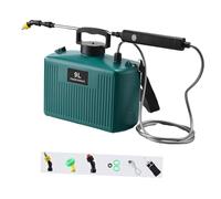FewNvWa Attrezzatura di irrigazione elettrica per Piante da 9 Litri, Ricaricabile Via USB e Portatile, Verde