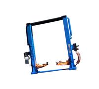 FewNvWa Automobile Lift Model Modello Mini Sollevatore Auto Accessorio Decorativo Garage Struttura Doppia Colonna Resina Adatto a Collezionisti Diorami, Edizione Deluxe Blu