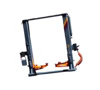 FewNvWa Automobile Lift Model Modello Mini Sollevatore Auto Accessorio Decorativo Garage Struttura Doppia Colonna Resina Adatto a Collezionisti Diorami, Edizione Deluxe Grigia