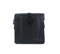 FewNvWa Borsa Impermeabile Organizer Universale Manubrio in PVC Resistente con Scomparto Ampio E Fissaggio Sicuro Adatta a Ciclisti Urbani Viaggi Quotidiani, Nero, Con Schienale
