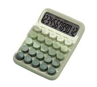 FewNvWa Calcolatrice Meccanica Portatile con Display Ergonomico Da 16x11,5 Cm con Gradiente di Colore per Calcoli Numerici di Base, Resistente E Durevole, Verde sfumato
