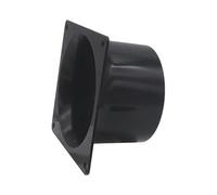 FewNvWa Connettore per Condotti Adattatore Flangia Tubo Ventilazione Fissaggio Facile in Pp Materiale Robusto Montaggio Su Parete Adatto per Bagno Cucina, 3 Inch