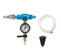FewNvWa Dispositivo di Rabbocco Liquido Kit Vuoto per Riempimento E Test Perdite Raffreddamento Strumento in Ghisa con Tubo Trasparente E Manometro Adatto a, Pacchetto Semplice