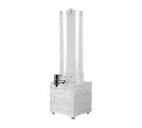 FewNvWa Distributore di Birra a Torre con Rubinetto Integrato, Dispenser Portatile Da 3 Litri, Supporto Robusto per Cucine E Feste, Secchio Rotondo