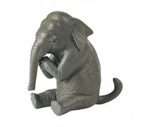 FewNvWa Giocattolo in Tessuto Animale Selvatico Figura Solida Educativa Modellino Realistico Cura dei Dettagli Adatto a Collezionisti Esplorazioni, Elefante Che Prega