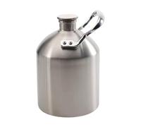 FewNvWa Growler per Birra Compatto E Portatile in Acciaio Inox 304, Ideale per La Casa, per Mantenere Fresca E Adatto Anche Al Campeggio, 2 Litri