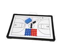 FewNvWa Lavagna da Basket Tabellone Basket Portatile Lavagna Doppia Cancellabile Allenatori Accessori Training Materiale Alluminio Cancellabile Com, con Maniglia