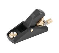 FewNvWa Low Angle Block Plane Strumento Manuale Ergonomico per Lavorazione Legno Pialla Compatta Realizzata in Alluminio E Ottone Accessorio Resistente E, Mini Nero