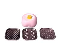 FewNvWa Mini Casa delle Bambole in 1/12, Modello di Fornello per Uova, Accessorio per Mobili, Ornamento per Micro Paesaggi, Rosa