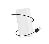 FewNvWa Mini Pompa d'Aria Portatile Multifunzionale per Acquario con Aeratore E Parti per Acquario Realizzate in PP Resistente, Progettate per Un Basso Co, Batteria Ricaricabile