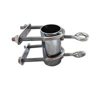 FewNvWa Montaggio Ombrello Montaggio del Morsetto Robusto Accessorio Spazio Accessorio Fisso Balcone Porta del Parasole per Sedia, scrivania, Dock, per Tubo da 4x4 Cm